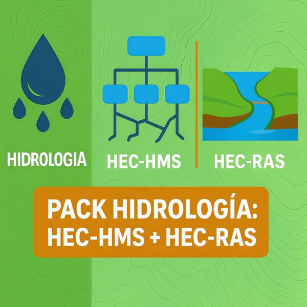 3x2 Pack Completo de Hidrología Aplicada con HEC-HMS y HEC-RAS